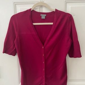 Short sleeved cardigan by Ann Taylor